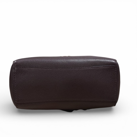 Coach Turnlock Chain Tote Polished Pebble Leather Gold Hardware - Picture 8 of 16